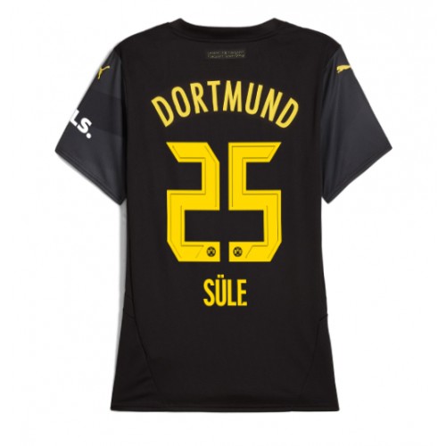 Fotballdrakt Dame Borussia Dortmund Niklas Sule #25 Bortedrakt 2024-25 Kortermet